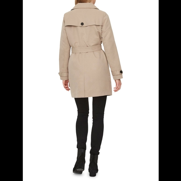 NWT Vero Moda Berta Double-Breasted Trench Coat Jacket XS - Picture 2 of 15